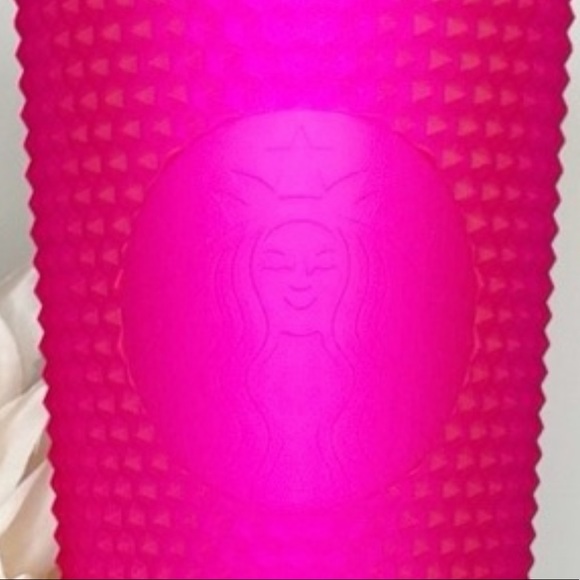 Starbucks Neon Hot Pink Studded Tumbler Cup Venti - Picture 5 of 5